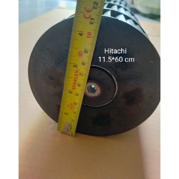 ใบพัดลมคอยล์เย็นแอร์/โพรงกระรอก  Hitachi (11.5*60 cm)(ล็อคใน) อะไหล่แท้ มือสอง
