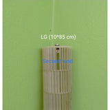 ใบพัดลมคอยล์เย็นแอร์/โพรงกระรอก  LG (10*85 cm ) อะไหล่แท้มือสอง