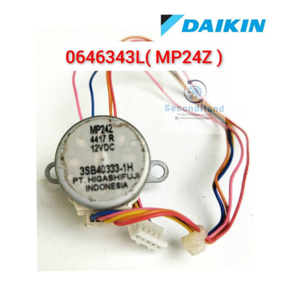 มอเตอร์สวิงแอร์ไดกิ้น DAIKIN พาท 0646343L ( MP24Z ) ใช้กับแอร์รุ่น AT09DV2S #อะไหล่แท้มือสอง