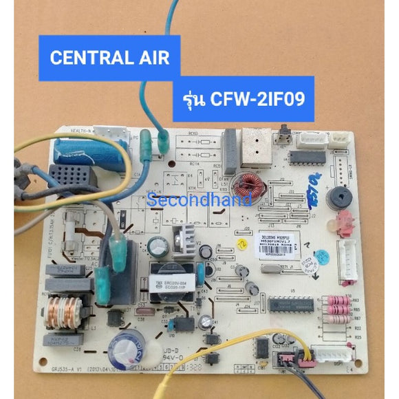 แผงวงจรคอยล์เย็นแอร์ CENTRAL AIR รุ่น CFW-2IF09 ***อะไหล่แท้ มือสอง
