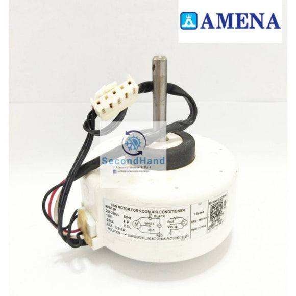 มอเตอร์พัดลมคอยล์เย็นแอร์ AMENA/ Electrolux /Midia/ RPG13H  13W /Motor AC ***อะไหล่แท้ มือสอง