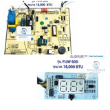 ชุดแผงวงจรคอยล์เย็นแอร์เทอโบ TURBO COOL ขนาด 18,000  บีทียู รุ่น FUW-600-3 ***อะไหล่แท้ มือสอง