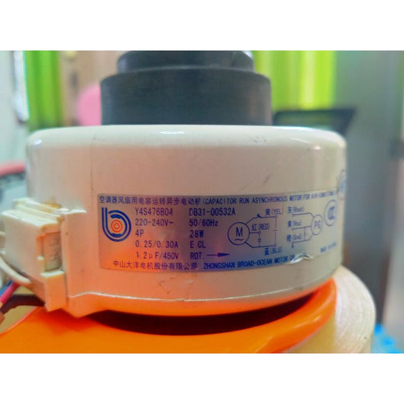 มอเตอร์คอยล์เย็นแอร์ SAMSUNG / Part No : DB31-00532A (28w) อะไหล่แท้ อะไหล่ มือสอง