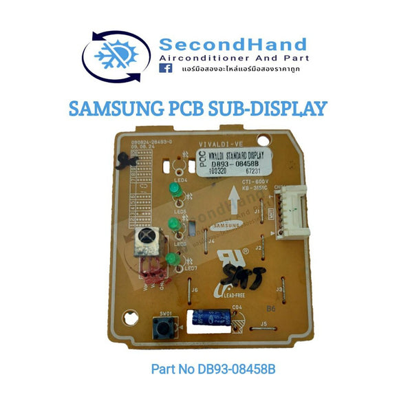 แผงรับ ตัวรับสัญญาณรีโมทย์แอร์ซัมซุง Samsung รหัส DB93-08458B อะไหล่แท้ อะไหล่ถอด มือสอง