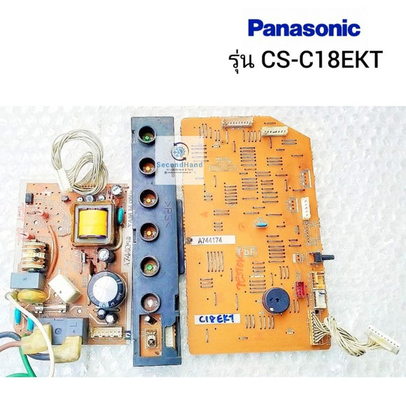 ชุดแผงวงจรแอร์พานาโซนิค รุ่น CS-C18EKT/ Panasonic  (A744174 ) **อะไหล่แท้มือสอง
