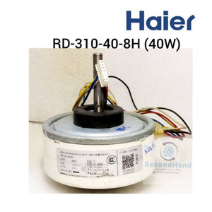 มอเตอร์พัดลมแอร์ไฮเออร์ Haier (RD-310-40-8H) 40w. ใช้กับแอร์รุ่น HSU-18CEK03TF #อะไหล่แท้มือสอง