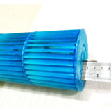 ใบพัดลมคอยล์เย็น โพรงกระรอก Mitsubishi Heavy duty พาท SSA431G046A ( 9.5 * 62.8 cm. ). อะไหล่แอร์มือสอง