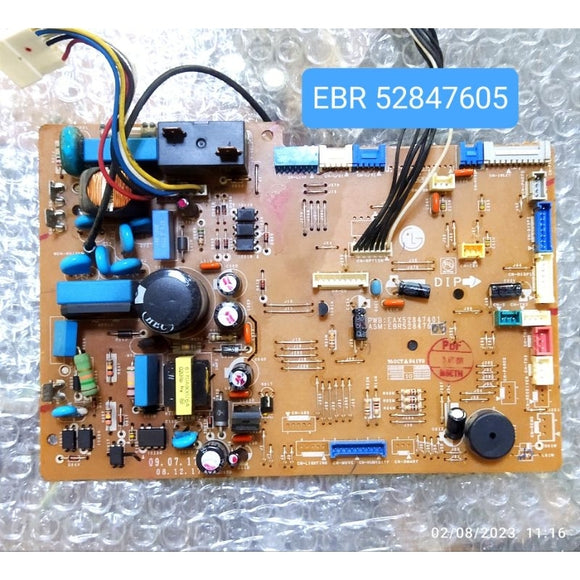 แผงวงจรแอร์ LG EBR52847605 รุ่น L13SBC6P #อะไหล่แท้มือสอง